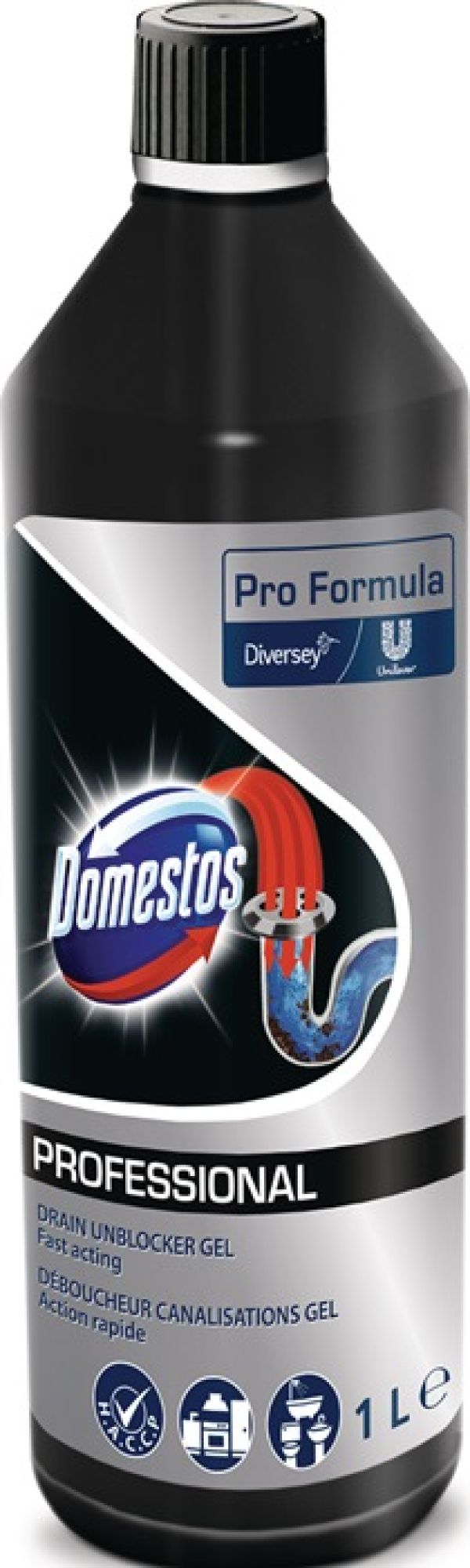 Abflussreiniger Power-Gel 1l Flasche DOMESTOS