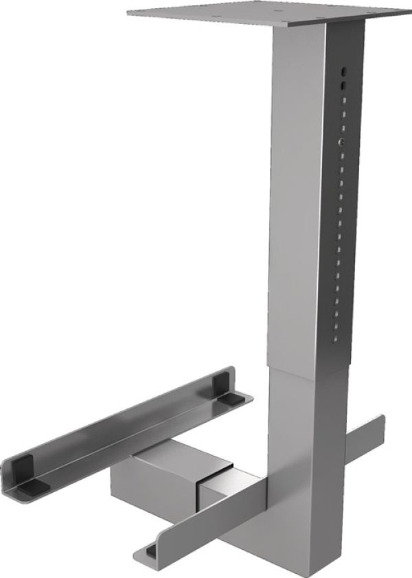 PC-Halter silbergrau f.Schreibtisch Teda HAMMERBACHER