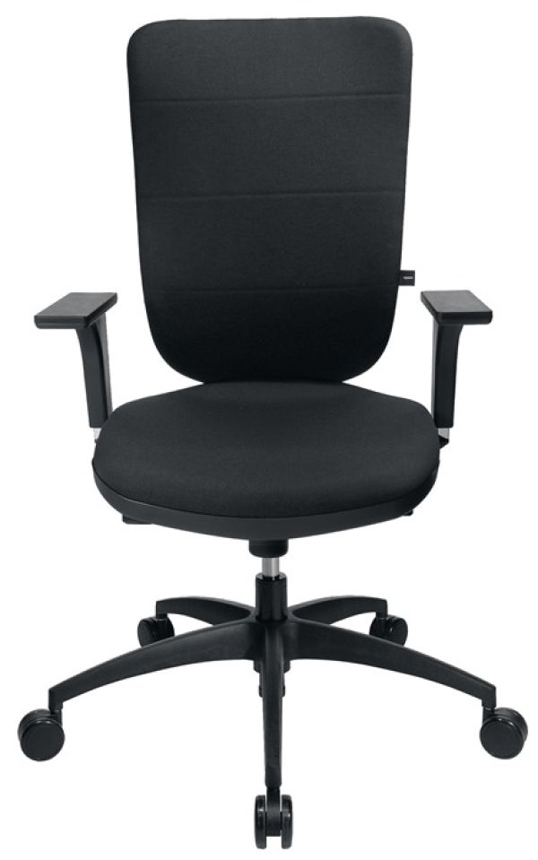 Bürodrehstuhl Soft Pro 100 m.Punktsynchrontechnik schwarz 450-550mm o.Armlehnen