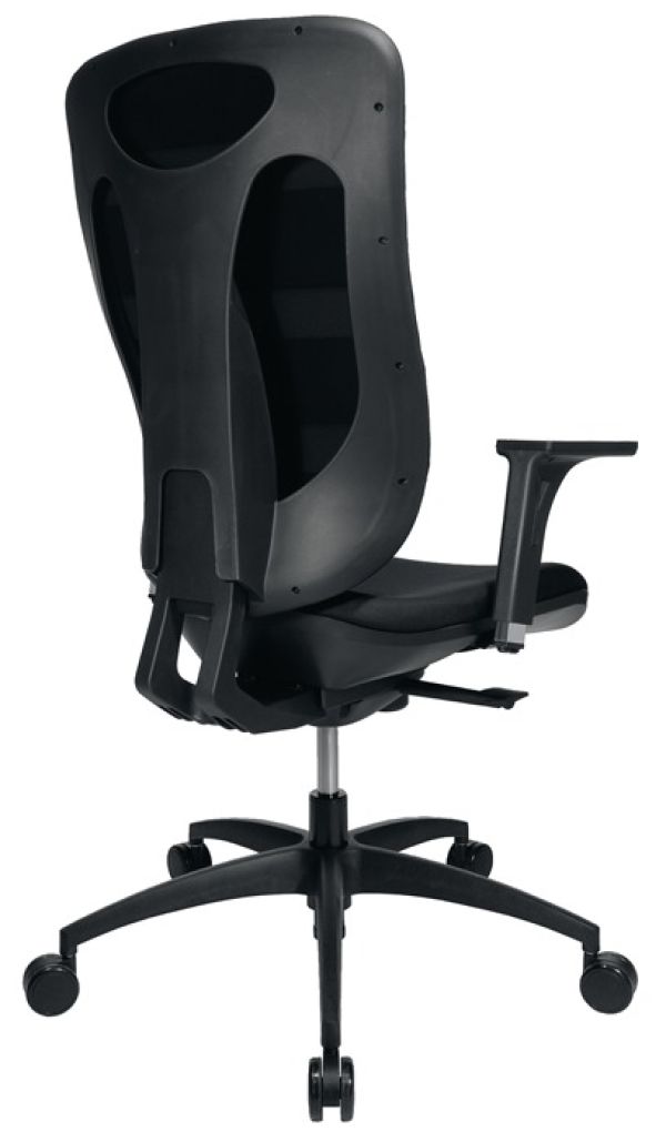 Bürodrehstuhl Soft Pro 100 m.Punktsynchrontechnik schwarz 450-550mm o.Armlehnen