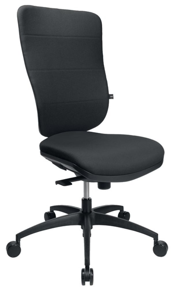Bürodrehstuhl Soft Pro 100 m.Punktsynchrontechnik schwarz 450-550mm o.Armlehnen