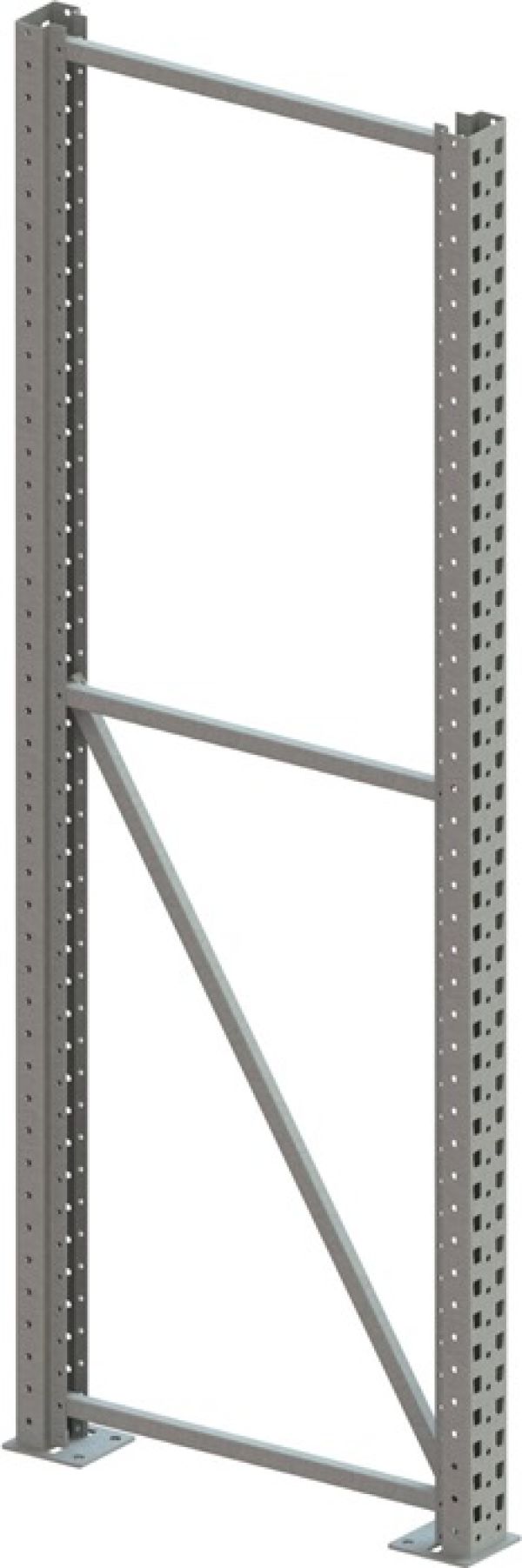Ständerrahmen SR 100/20 H3300xB100xT800mm silber verz.META