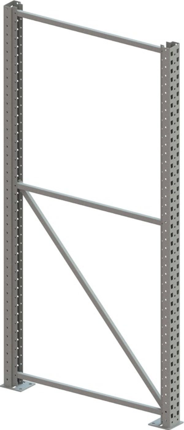Ständerrahmen SR 100/20 H3800xB100xT1100mm silber verz.META