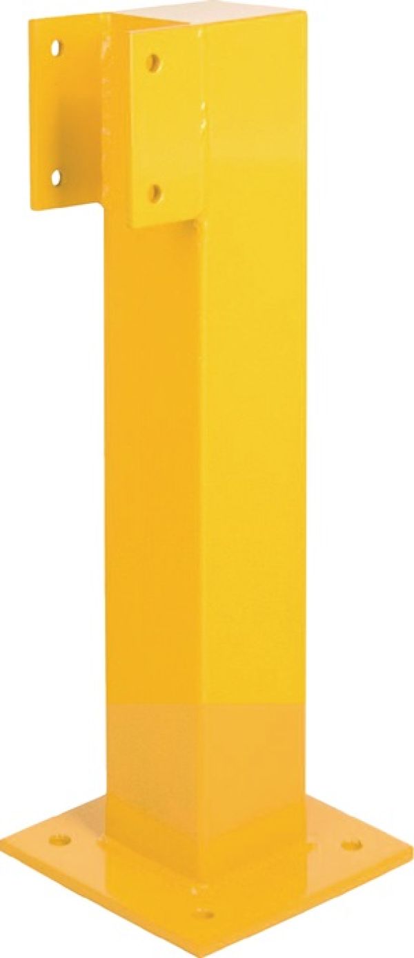 Endpfosten H.500mm f.Sicherh.-Geländer verkehrsgelb