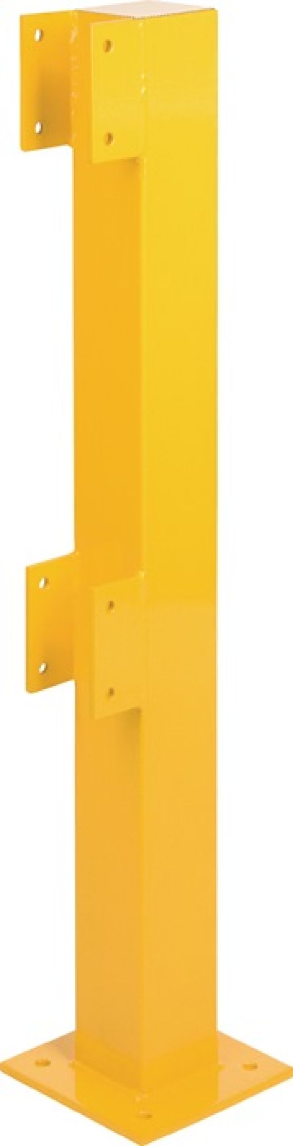 Endpfosten H.1000mm f.Sicherh.-Geländer verkehrsgelb