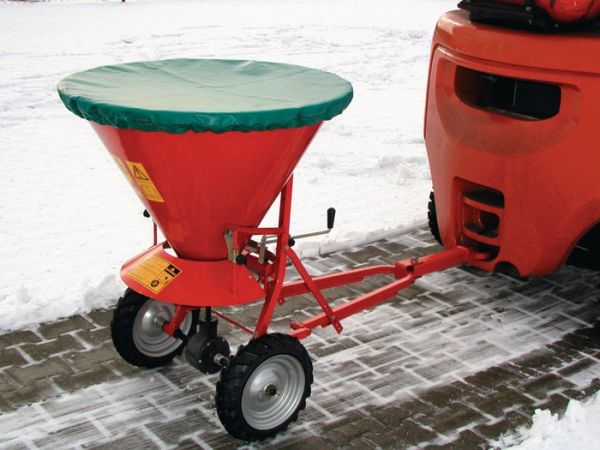 Abdeckplane f.Streugutwagen 105l grün