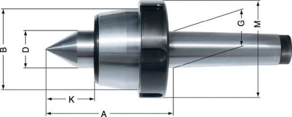 Zentrierspitze Slim RÖHM