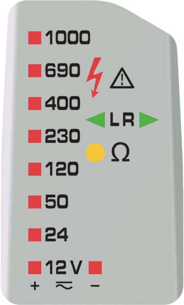 Spannungs-/Durchgangsprüfer DUSPOL® expert 12-1000 V AC/DC