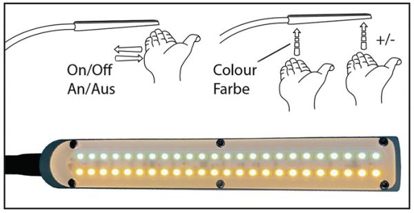 LED-Arbeitsleuchte Silhouette 10 W 960 lm BAUER & BÖCKER