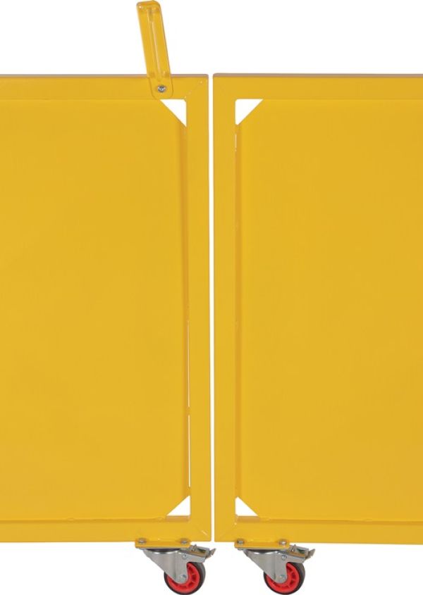 Schwingtor Sicherh.-Geländer H1000xB200mm f.Innenber.gelb DANCOP