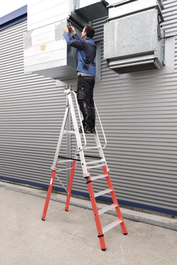 Leitereinsteckteil Leiterverlängerung m.2 Stufen Standfläche o.Ausleger (VPE: 1,00 Stück)