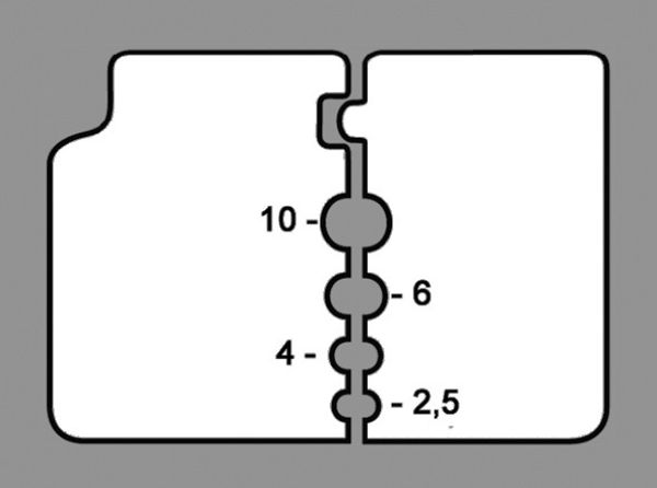 Präzisionsabisolierzange KNIPEX