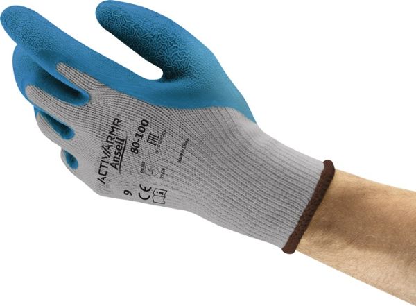 Handschuhe ActivArmr® 80-100 Gr.10 blau/grau EN 388 PSA II