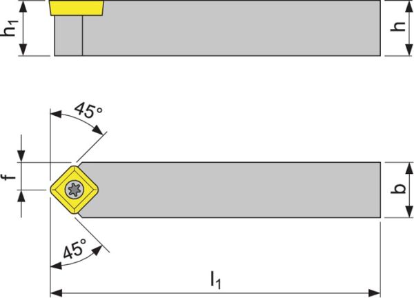 Klemmdrehhalter SSDCN PROMAT