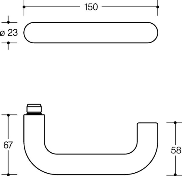 Feuerschutzgarnitur 111.23R/305.23R/306.23FS HEWI