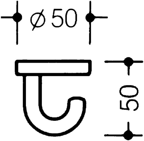 Einzelhaken 477.90.015 HEWI