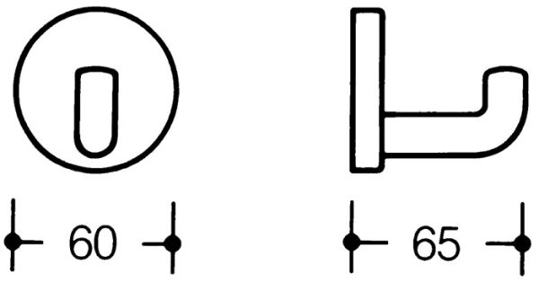 Einzelhaken 477.90.045 HEWI