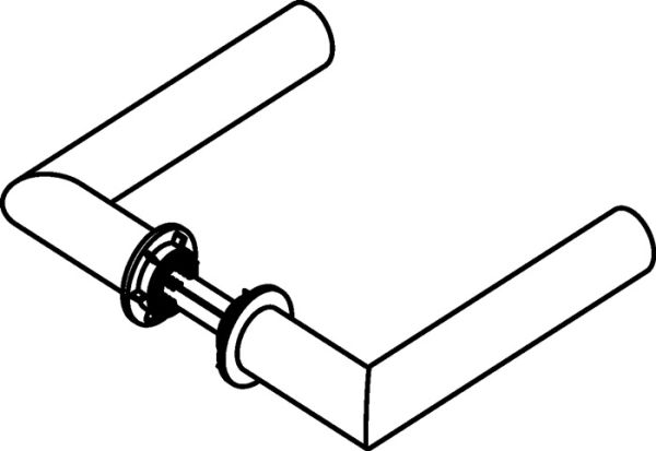 Türdrückerpaar 162PCM / 162XAM HEWI