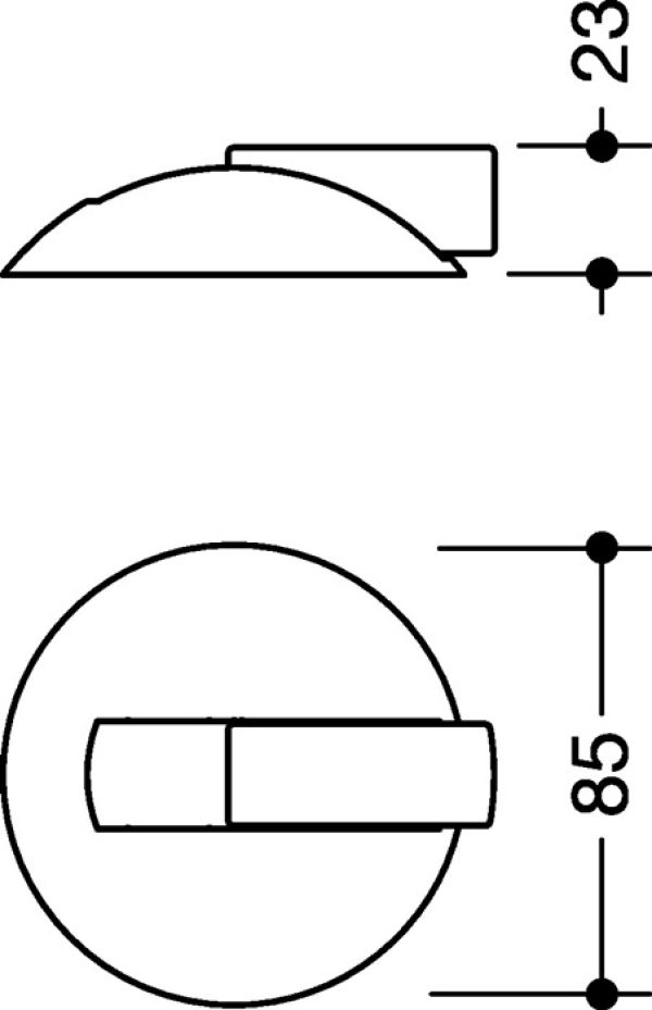 Bodentürpuffer 625B HEWI