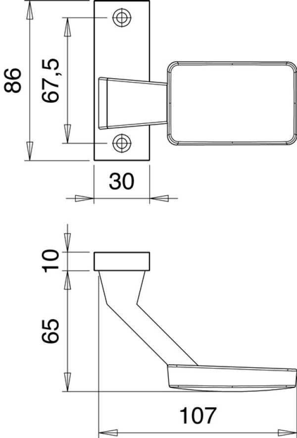 Türknopf K10/1386 / 1385 EDI