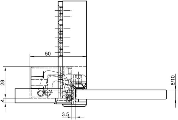 Glastürband TEG 310 2D 60 SIMONSWERK