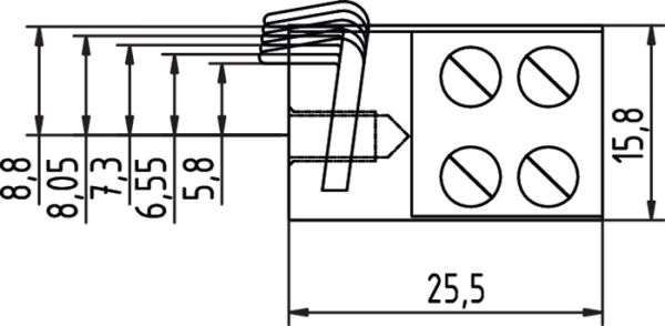 Elektrotüröffner A5010--A 6-24 V AC/DC Kompakt DIN L/R GEZE