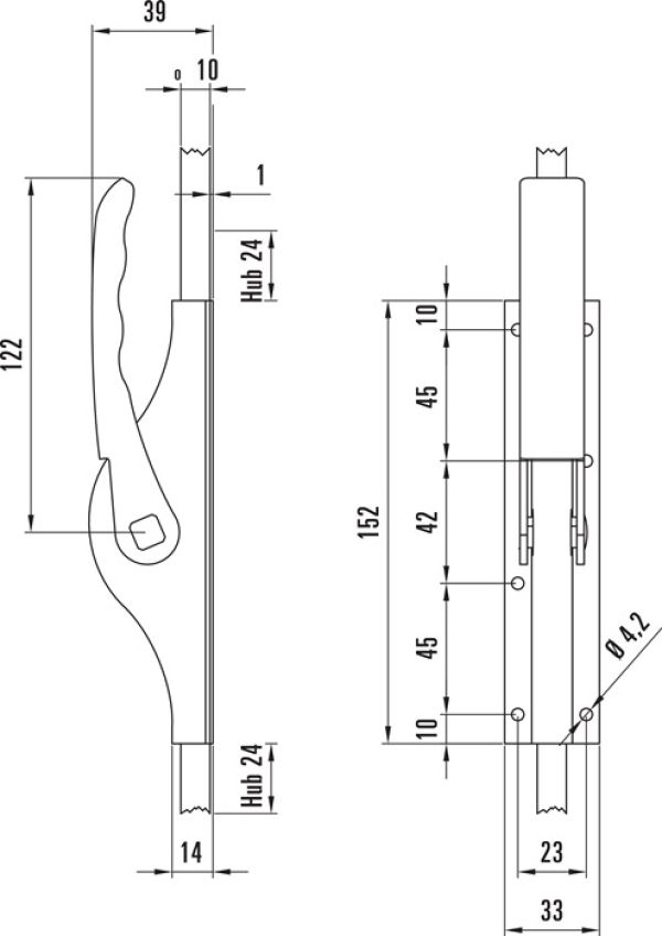 Tortreibriegel PLANO DENI