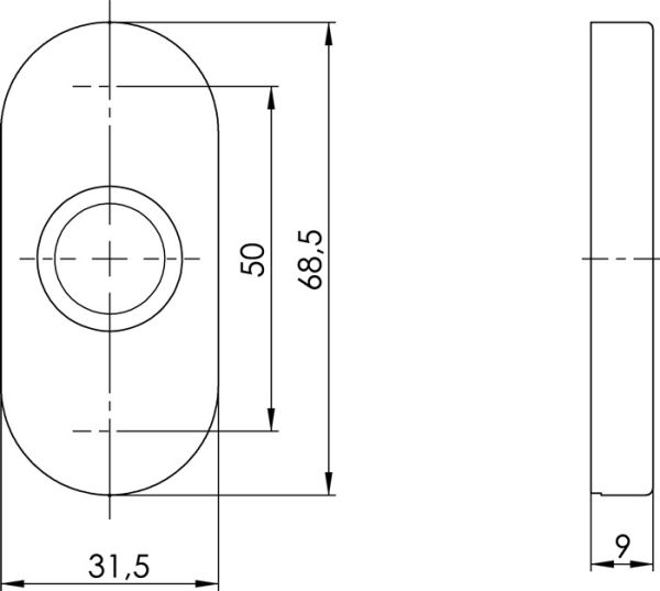 Drückerrosette 6621 OGRO