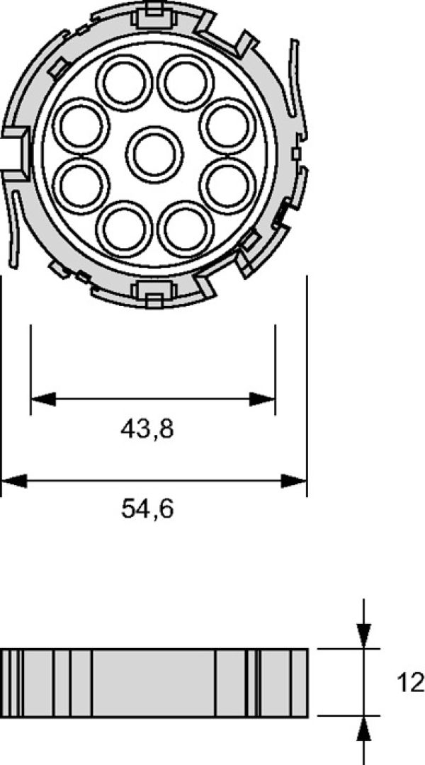 Einbauleuchte MLD Emotion 12 V 1,8 W L&S