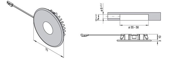 Einbauleuchte Superlight L&S