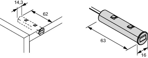 LED IR Sensor/Türkontaktschalter L&S