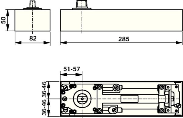 Bodentürschließer BTS 75 V DORMAKABA