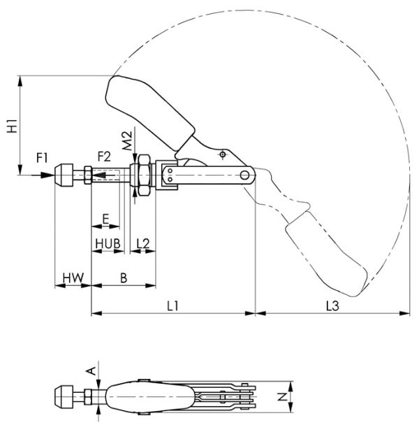 Schubstangenspanner Nr. 6840 AMF