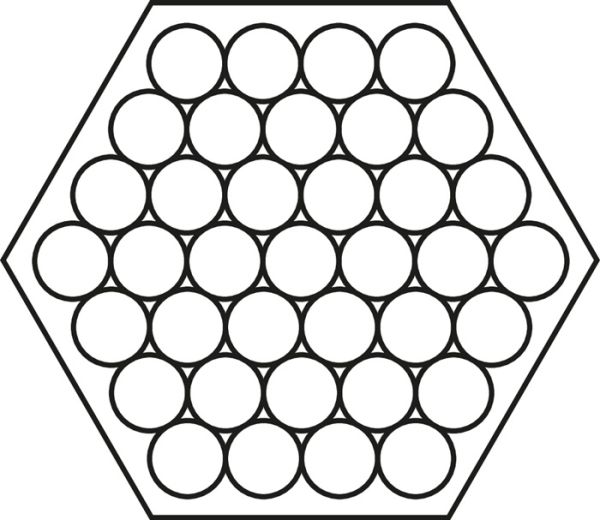 Crimpzange PZ 10 HEX L.195mm 0,25-10 (AWG 26...8)mm² WEIDMÜLLER