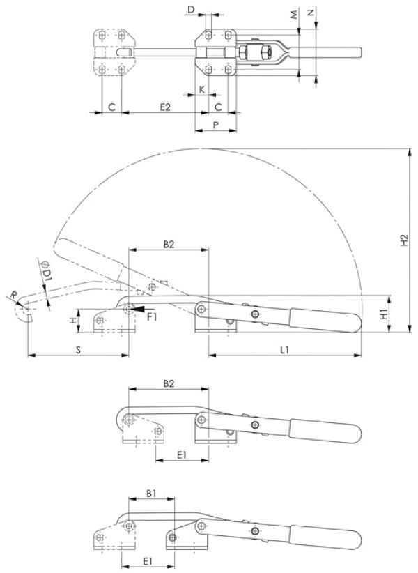 Verschlussspanner Nr. 6847 AMF