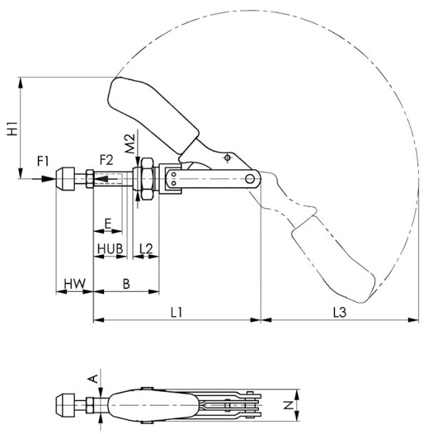 Schubstangenspanner Nr. 6844 AMF