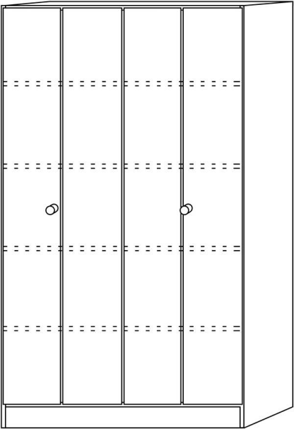 Falttürenschrank
