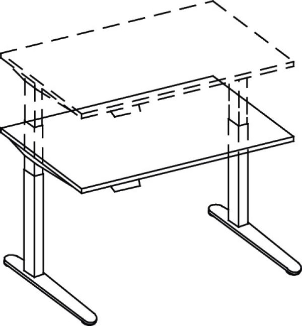 Schreibtisch A-ktiv HAMMERBACHER