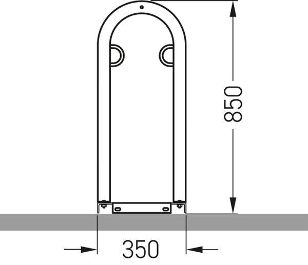 Fahrradanlehnparker WSM