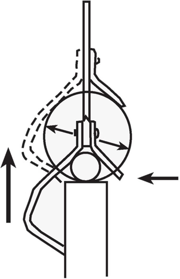 Abisoliermesser Gesamt-L.170mm m.Hakenklinge PROMAT