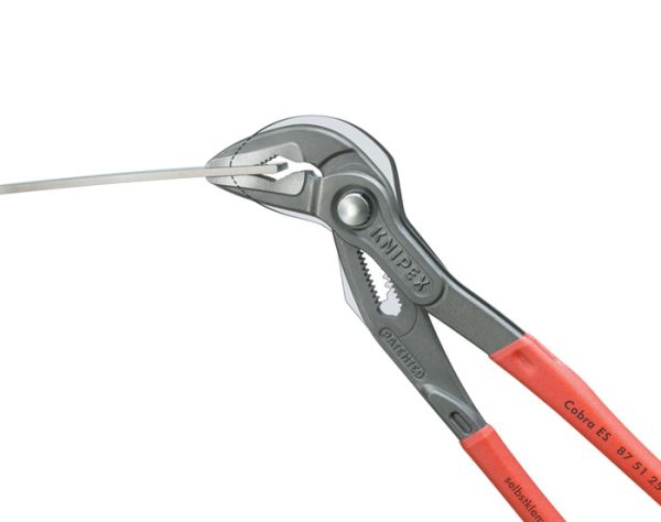 Wasserpumpenzange Cobra® ES L.250mm Spann-W.42mm pol.Ku.-Überzug KNIPEX
