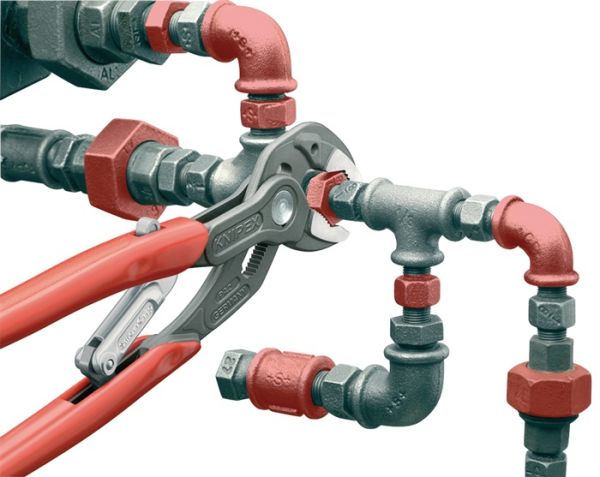 Wasserpumpenzange SmartGrip® L.250mm Spann-W.10-36mm grau atram.pol.Ku.-Überzug