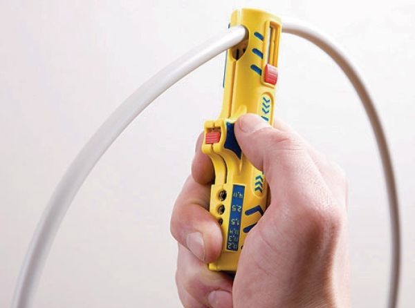 Abmantelungswerkzeug Secura No.15 Gesamt-L.124mm Arbeitsber.D.8-13mm