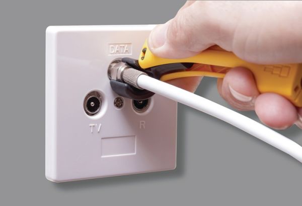 Abmantelungswerkzeug Top Coax Plus L.115,4mm Arbeitsbereich D.4,8-7,5mm JOKARI