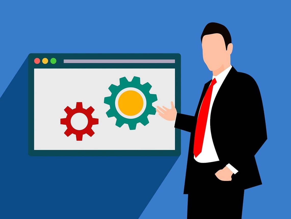 Grafik - Symbolbild zum Ineinandergreifen von Prozessen