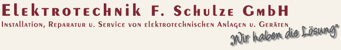 Elektrotechnik Schulze